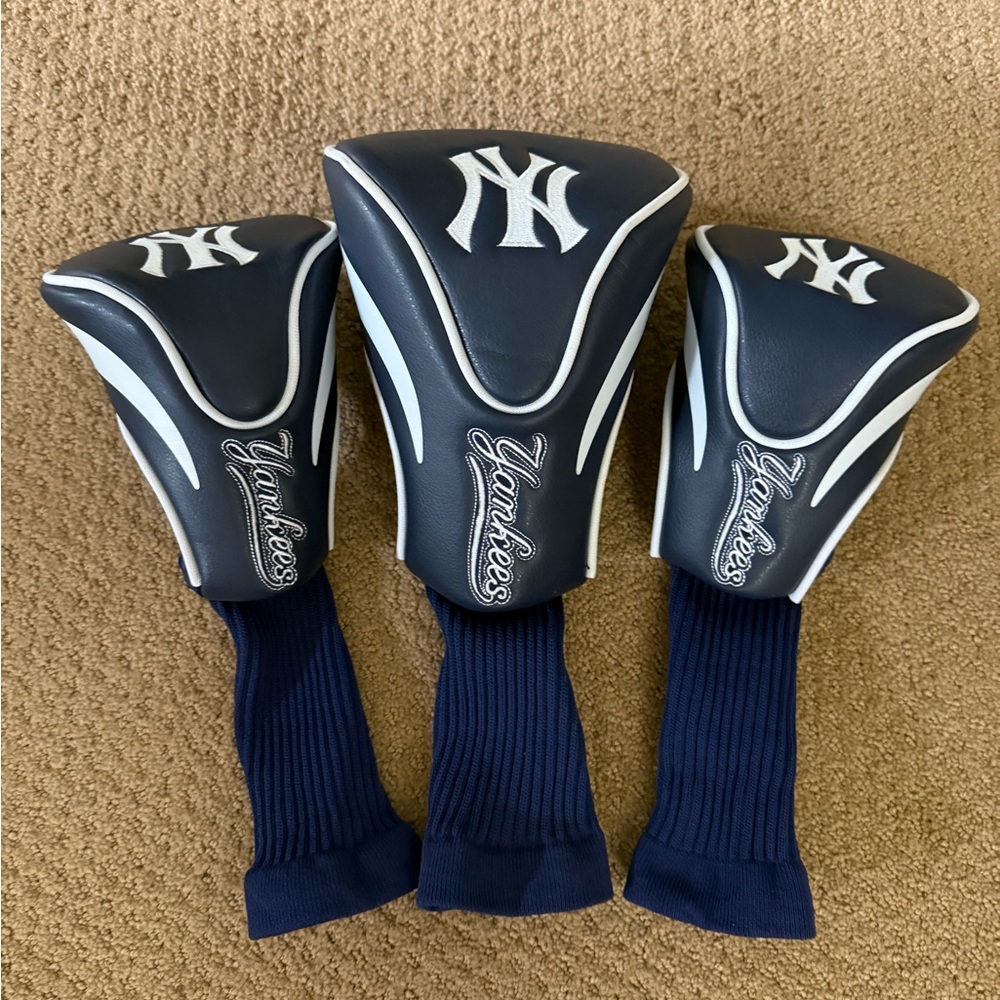 MLB NY Yankees golf head cover set new without tag